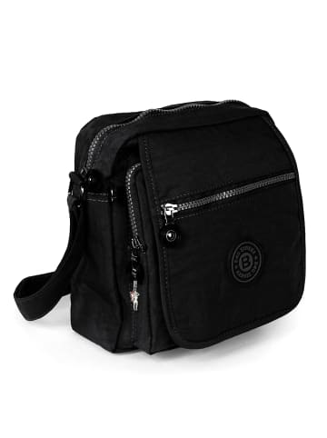 Bag Street Umhängetasche Nylon schwarz ca. 20cm