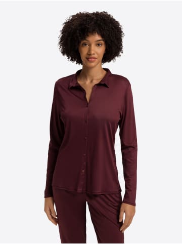 Hanro Longsleeve Grand Central in vivid brown