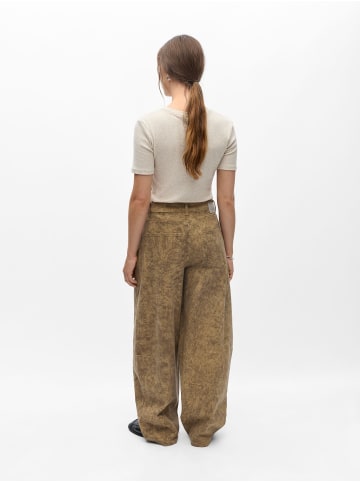 Object Wide Leg Jeans in Desert Taupe1