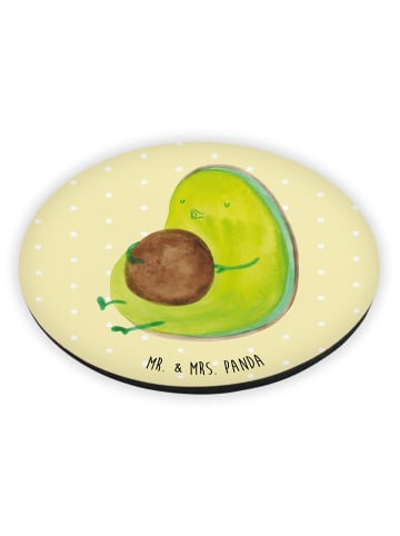 Mr. & Mrs. Panda pinnwand magnet Avocado Pfeifen ohne Spruch in Gelb Pastell