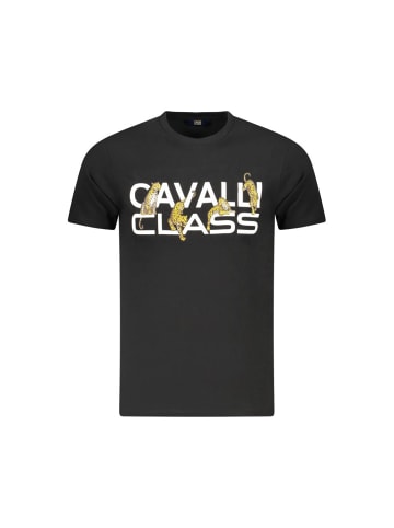 cavalli CLASS Schwarz Baumwolle Herren T-Shirt