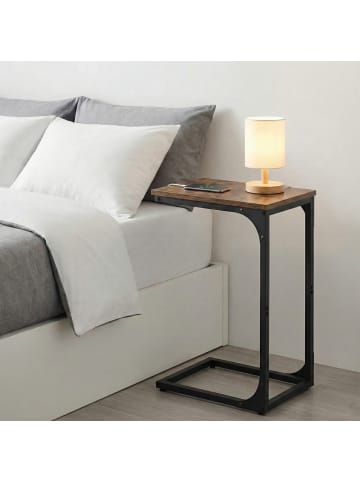 VASAGLE Beistelltisch Barnet in Braun-Schwarz - (B)40 x (H)62 x (T)30 cm