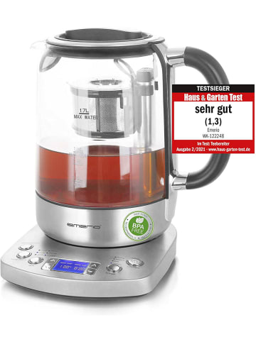 Emerio WK-122248 Glas Teekocher mit Absenk-Automatik