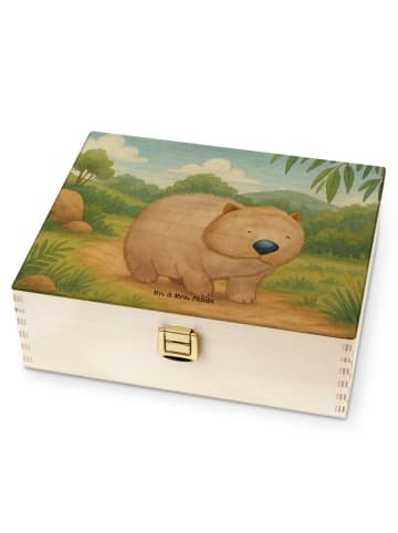 Mr. & Mrs. Panda Tee Box Wombat Design ohne Spruch in Weiß