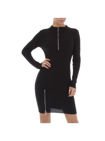 Ital-Design Kleid in Schwarz