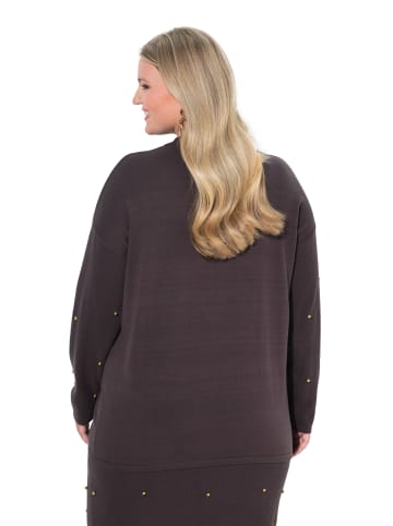 MIAMODA Pullover in mahagoni