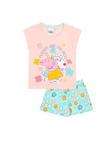 Peppa Pig Peppa Pig Mädchen Schlafanzug kurzarm in rosa