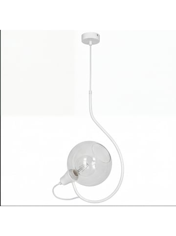 Licht-Erlebnisse Pendelleuchte (B)20 x (L)37 x (T)100 cm in Weiß Transparent