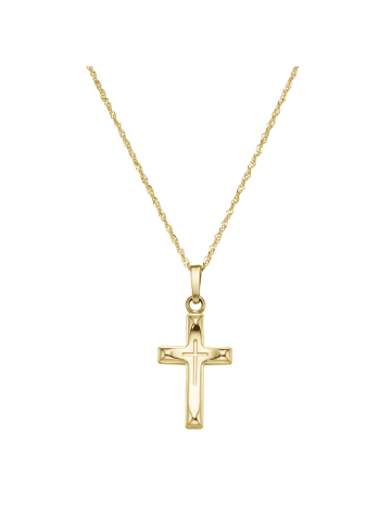 Luigi Merano Kette Mit Kreuz-Anhänger in Gold