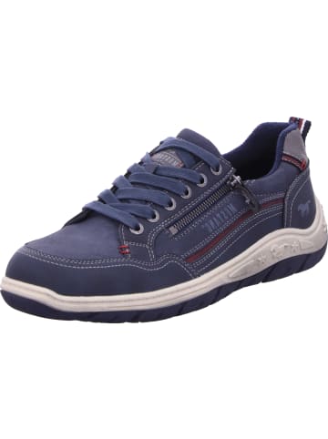 Mustang Schnürschuh in blau