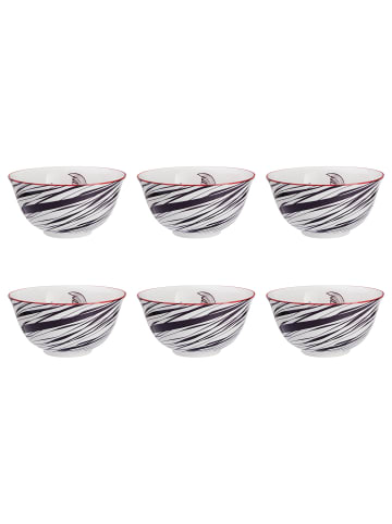 Butlers Schale ORNAMENTS 6er-Set in Blau