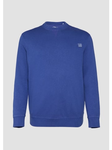 s.Oliver Sweatshirt in 5612_ozeanblau