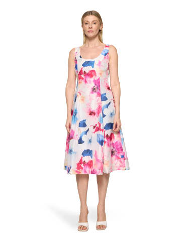 Vera Mont Cocktailkleid mit Kellerfalten in Cream/Pink
