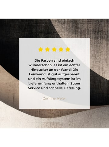 MuchoWow Leinwand Bilder Trüffeleichefarben