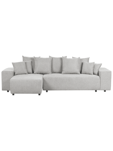 Beliani Ecksofa LUSPA in Grau/Schwarz - (W) 294 x (H) 71 x (L) 130 cm