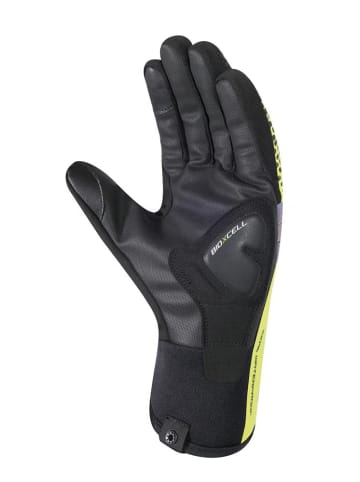 Chiba BioXCell Warm Winter - wasserdichte Winter-Radhandschuhe neon