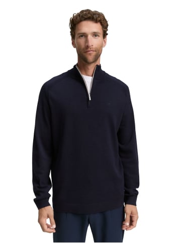 Tom Tailor Pullover BASIC KNIT TROYER in Blau
