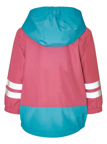 Playshoes Outdoor-Jacke Fleece-Futter in pink/türkis