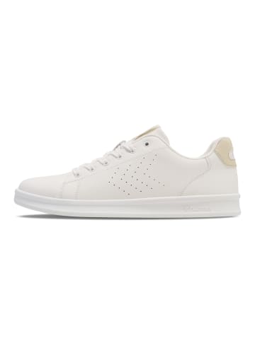 Hummel Schnürsenkel Sneaker Court Line Lebensstil Erwachsene in WHITE/BONE WHITE