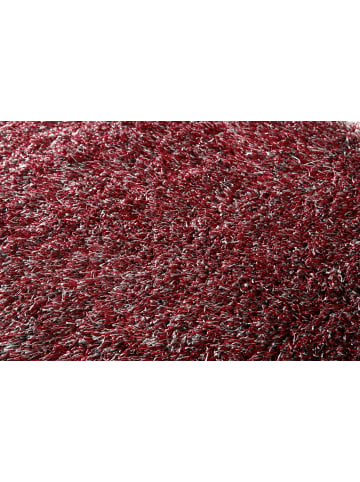 Peyer-Syntex Teppich Polyshaggy Sense Set Bettumrandung in grau rot