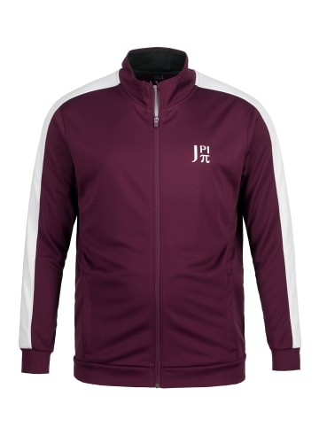 JP1880 Sweatjacke in aubergine