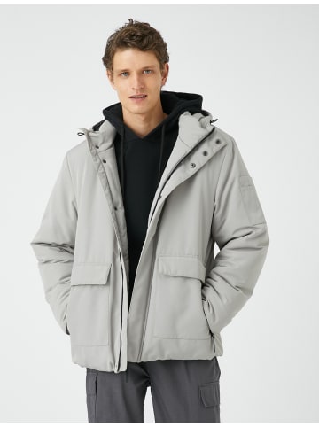 KOTON Jacke Anorak in Grau