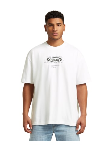 G-Star Raw Hyper Graphic Relaxed T-Shirt white