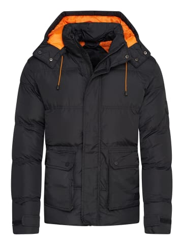 behype Winterjacke BHCOLOS in schwarz