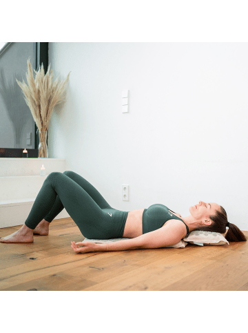 Neolymp Yogamatte "AM210" Grit in Kohlengrau, 94x42 cm