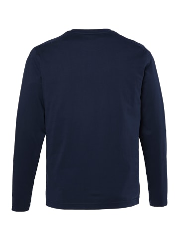 Men Plus Kurzarm T-Shirt in navy blau