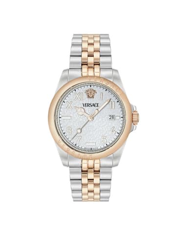 Versace Analoguhr für Herren in silber