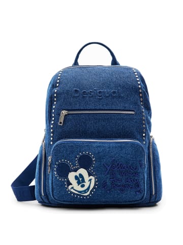 Desigual Mickey Rock Denim Chester - Rucksack M 35 cm in blau