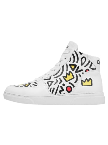 Dogo Ace Boots - Abstract Outline white 41 in Weiß