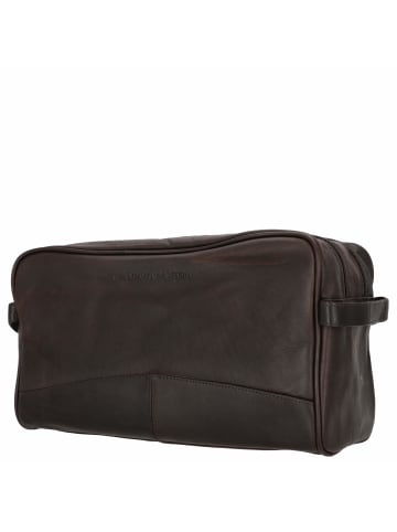 The Chesterfield Brand Stefan - Kulturbeutel Leder 29 cm (black) in braun