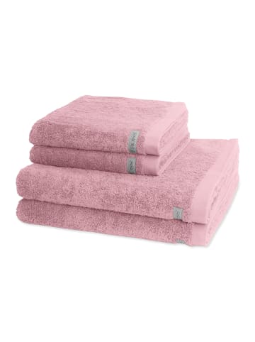 Ross 2 X Handtuch 2 X Duschtuch im Set Sinfonie in Altrosa