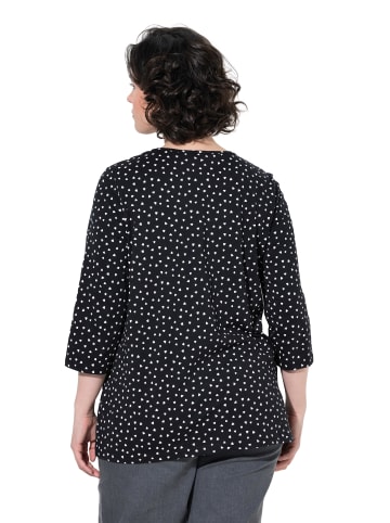 Ulla Popken Langarmshirt in schwarz