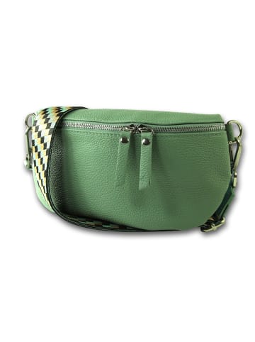 Toscanto Leder Gürteltasche Toscanto Tasche grün, mehrfarbig ca. 25cm