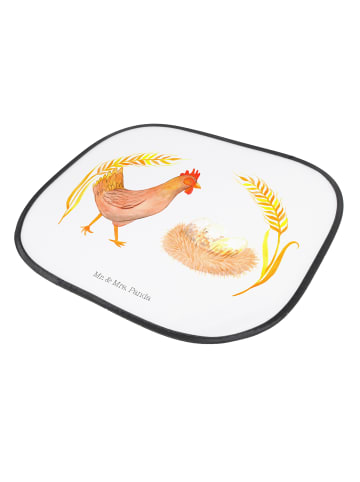 Mr. & Mrs. Panda Sonnenblende Auto Huhn Stolz ohne Spruch in Weiß