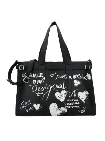 Desigual Seshat Hobart Shopper Tasche 42.5 cm in schwarz