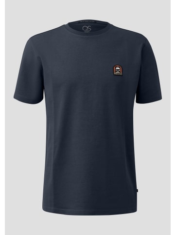 QS T-Shirt in 5884_tiefblau
