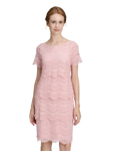 Vera Mont Spitzenkleid kurzarm in Foggy Rose