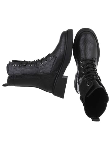 Ital-Design High Heel in Schwarz und Grau