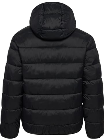 Hummel Trainingsjacke "Hmllightweight Puffer Jacket" in Schwarz
