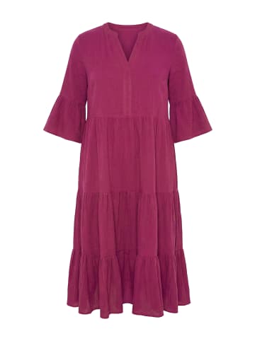 Studio Untold Midikleid in aubergine