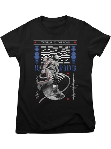 MTV Shirt "MTV Take Me To The Moon Girly Tee" in Schwarz