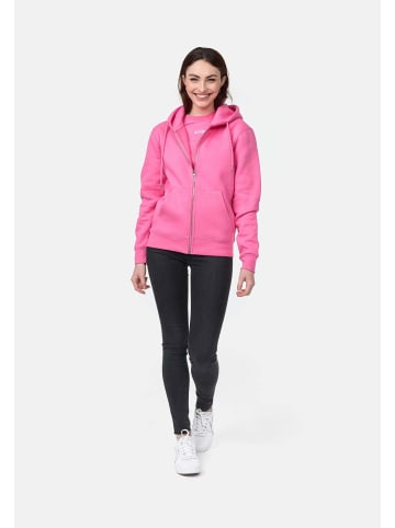 smiler. Kapuzensweatshirtjacke grin. in PINK