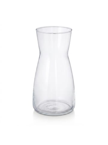 relaxdays Blumenvase in Transparent - (H)20 x Ø10,5 cm