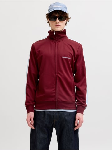 Jack & Jones Sweatshirt mit Reißverschluss in Cabernet