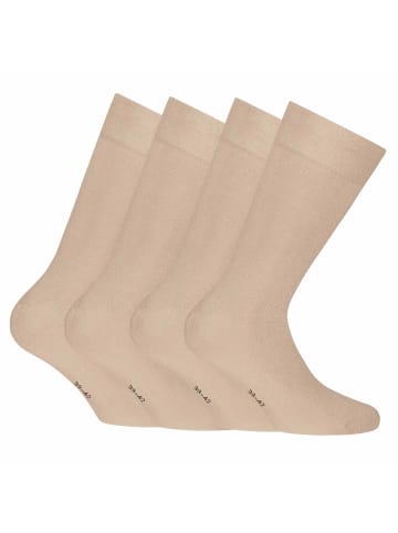 Rohner Socken 4er Pack in Beige