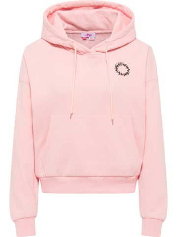 myMo Kapuzensweatshirt in Rosa